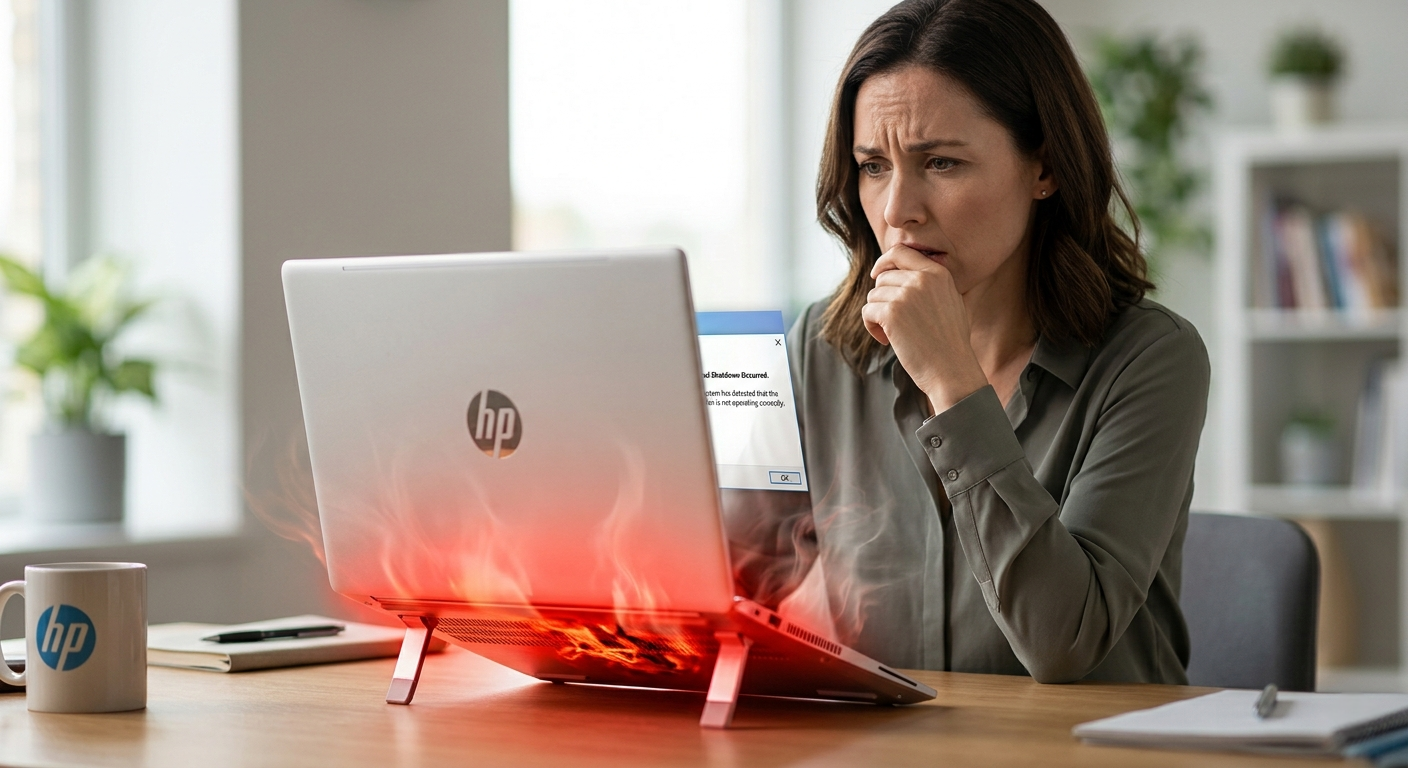 HP Laptop Heating Up