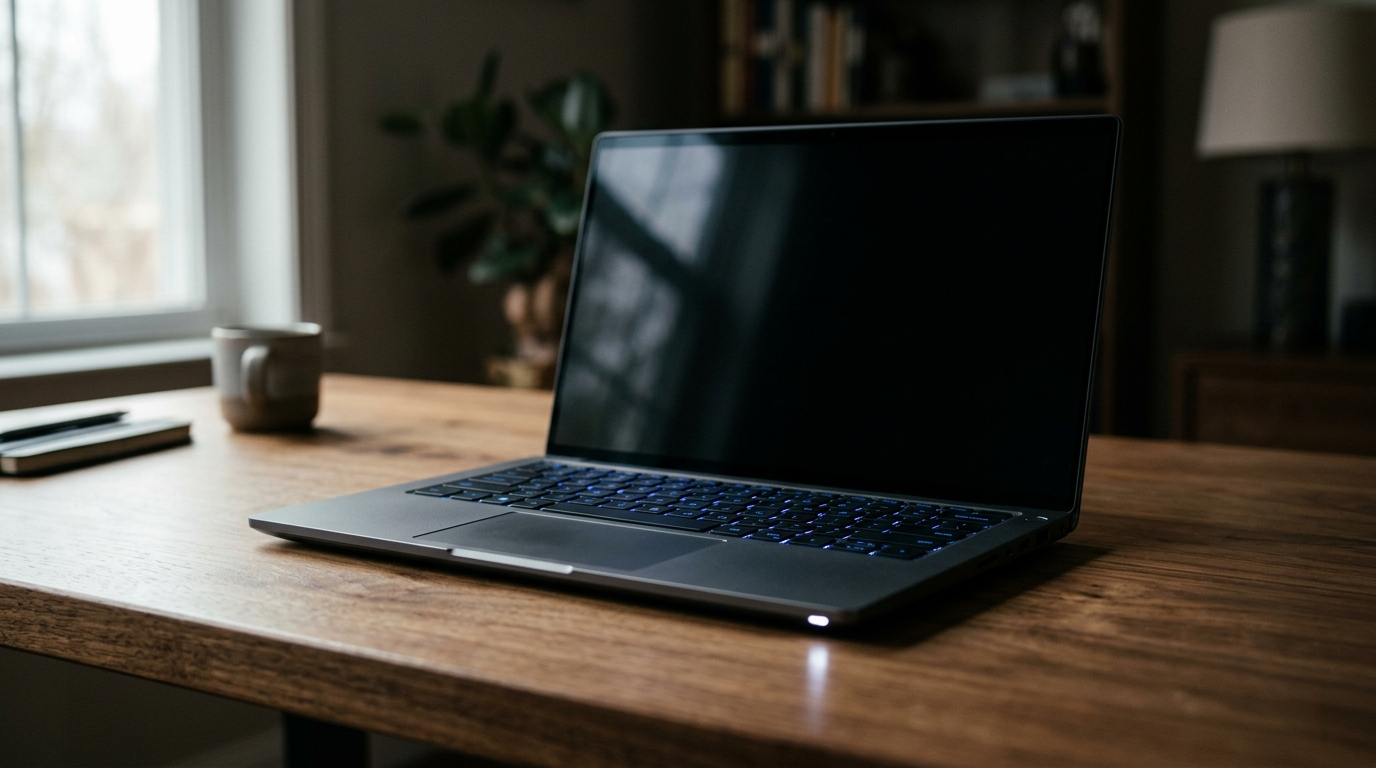 laptop screen stays black