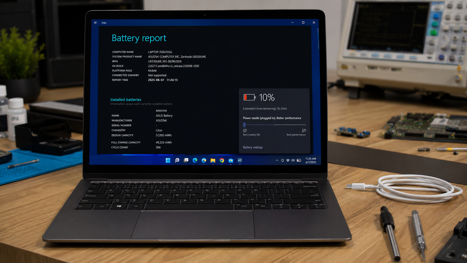 Laptop battery draining fast on Windows 11
